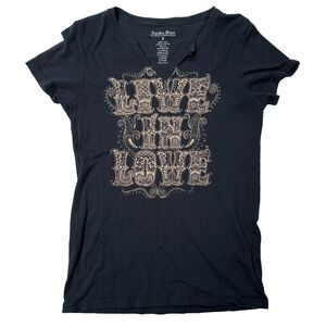 Lucky Live in Love Tee Shirt TShirt Medium